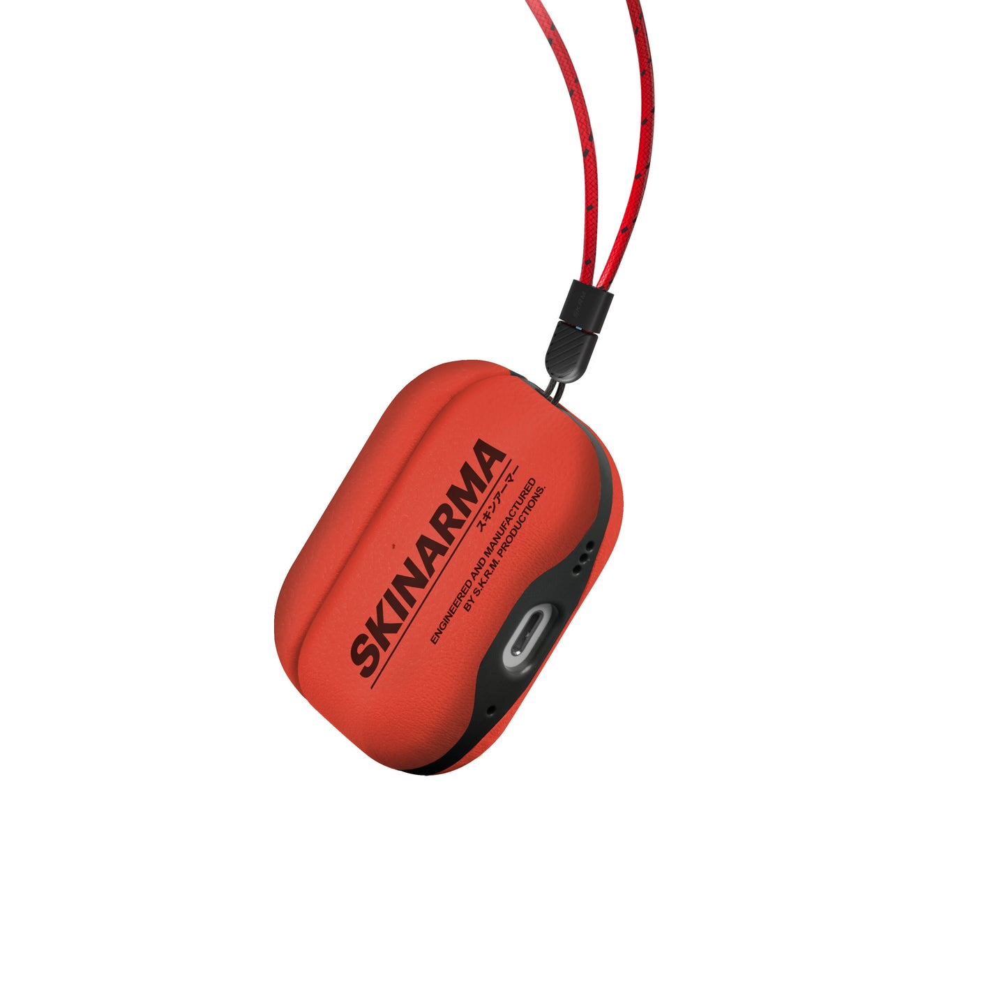 Apple Airpods Pro 2 Kılıf SkinArma PU Deri Tasarım Spunk Kılıf Krem