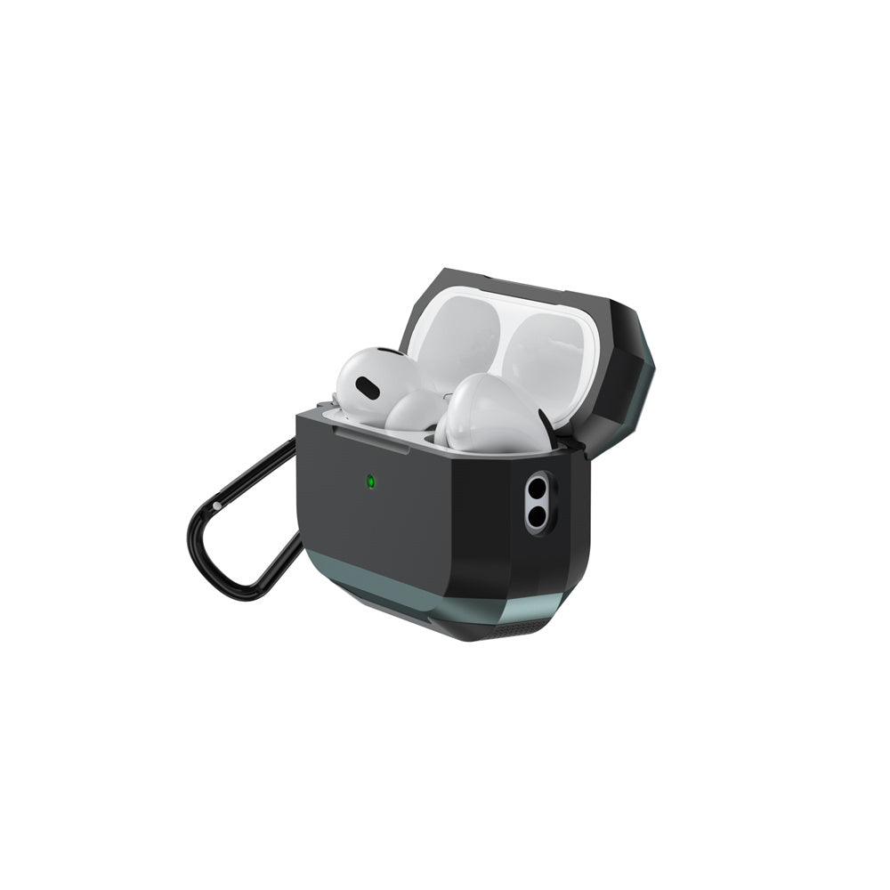 Apple Airpods Pro 2 Kılıf Wiwu JD-102 Defender Anti Shock Koruyucu Kılıf Siyah