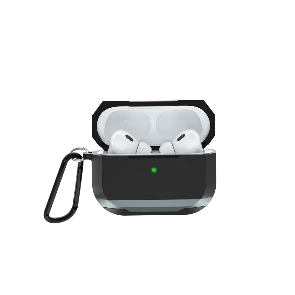 Apple Airpods Pro 2 Kılıf Wiwu JD-102 Defender Anti Shock Koruyucu Kılıf Siyah