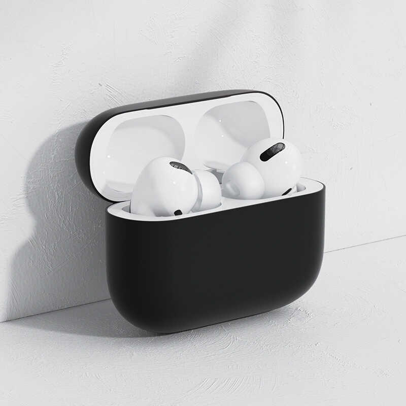 Apple Airpods Pro Kılıf Benks Liquid Silikon Siyah