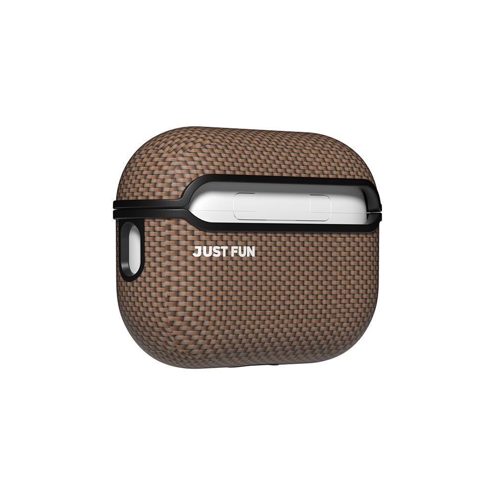 Apple Airpods Pro Kılıf M-safe Şarj Özellikli Aramid Fiber Youngkit 1500D Kevlar Extreme Wing Serisi Kapak Gold