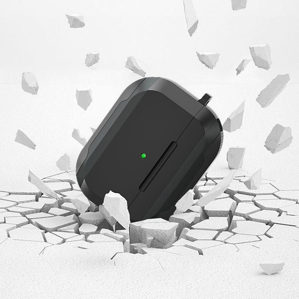 Apple Airpods Pro Kılıf Wiwu JD-102 Defender Anti Shock Koruyucu Kılıf Gri