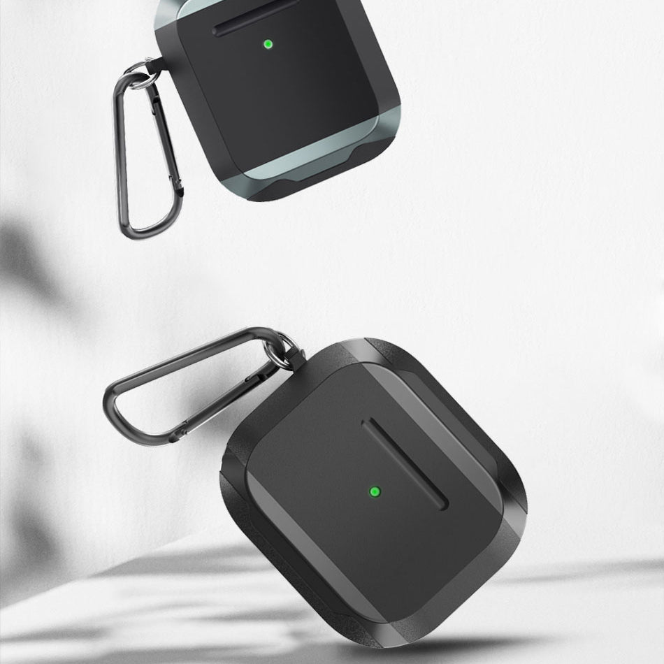 Apple Airpods Pro Kılıf Wiwu JD-102 Defender Anti Shock Koruyucu Kılıf Siyah