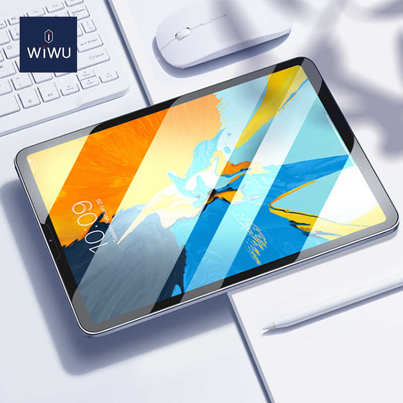 Apple iPad 10.2 (8.Nesil) Wiwu iVista 2.5D Glass Ekran Koruyucu Renksiz