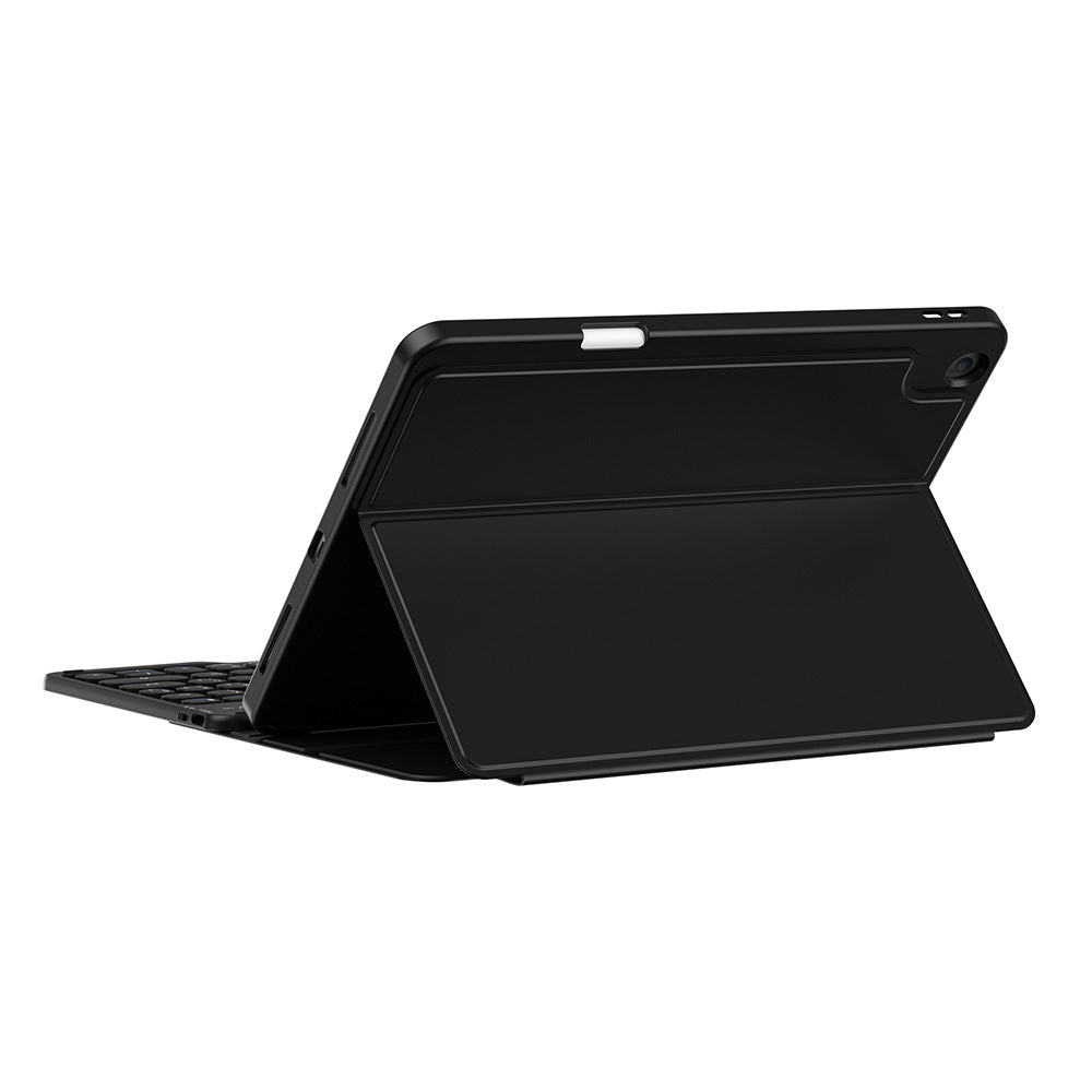 Apple iPad 10.2 (8.Nesil) Wiwu Protective Gizli Kalem Bölmeli Klavyeli Kılıf Mavi