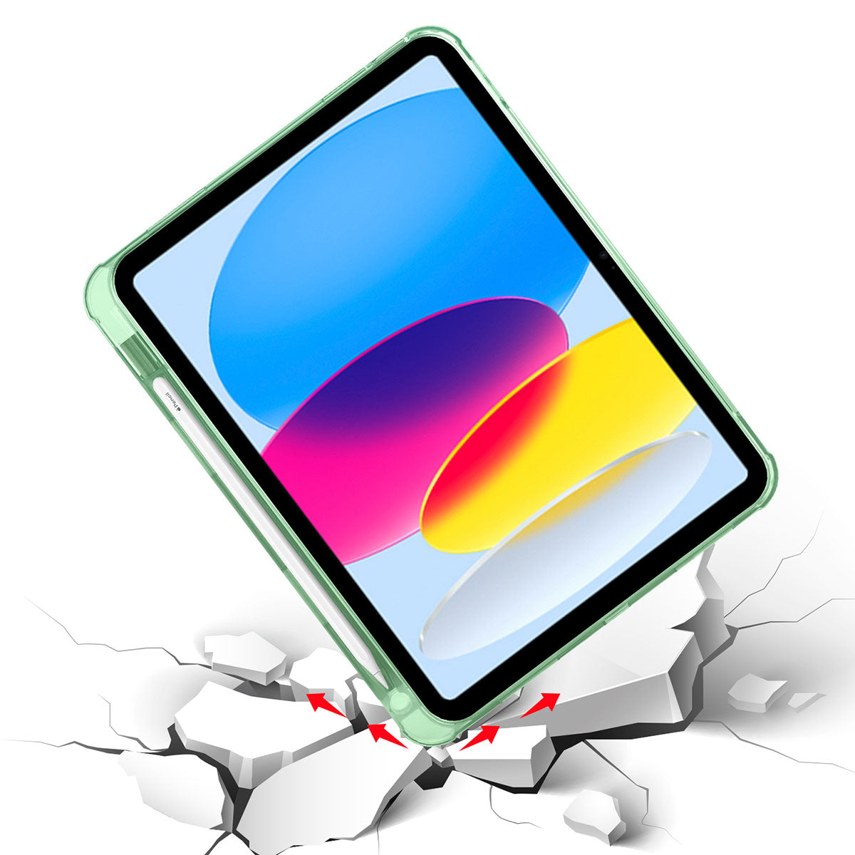 Apple iPad 10.9 2022 (10.Nesil) Kılıf Zore Tri Folding Kalem Bölmeli Standlı Kılıf Lila