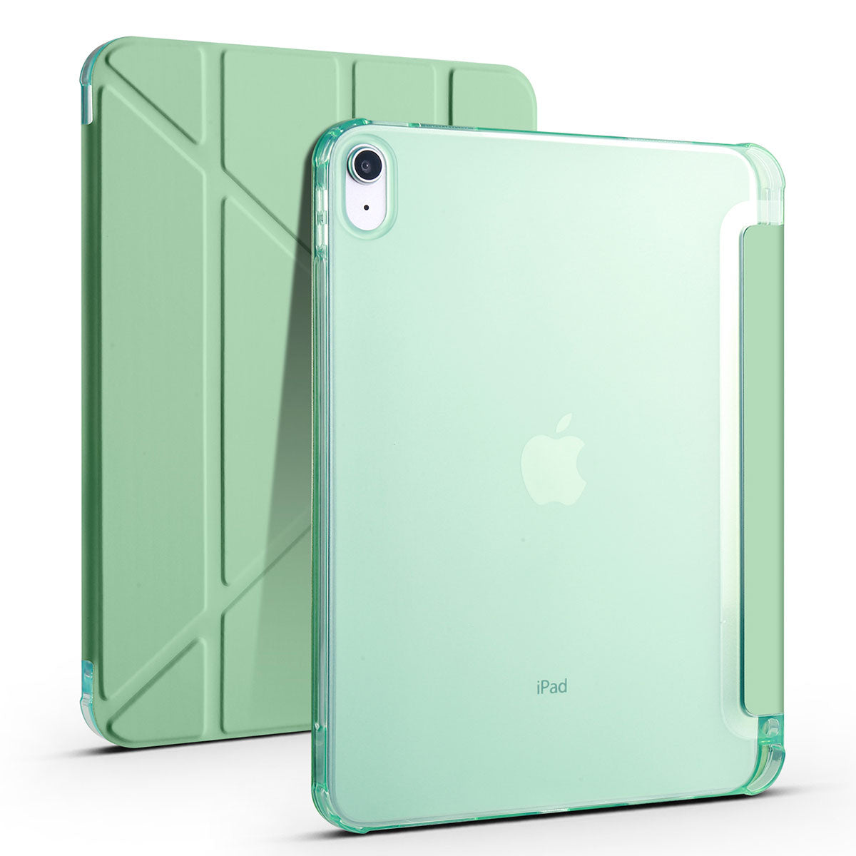 Apple iPad 10.9 2022 (10.Nesil) Kılıf Zore Tri Folding Kalem Bölmeli Standlı Kılıf Lila