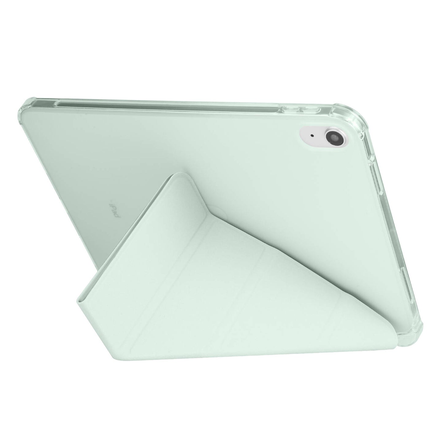 Apple iPad 10.9 2022 (10.Nesil) Kılıf Zore Tri Folding Kalem Bölmeli Standlı Kılıf Lila