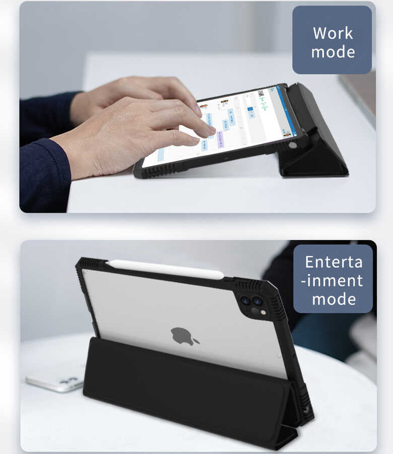 Apple iPad 5 Air Wiwu Alpha Tablet Kılıf Siyah