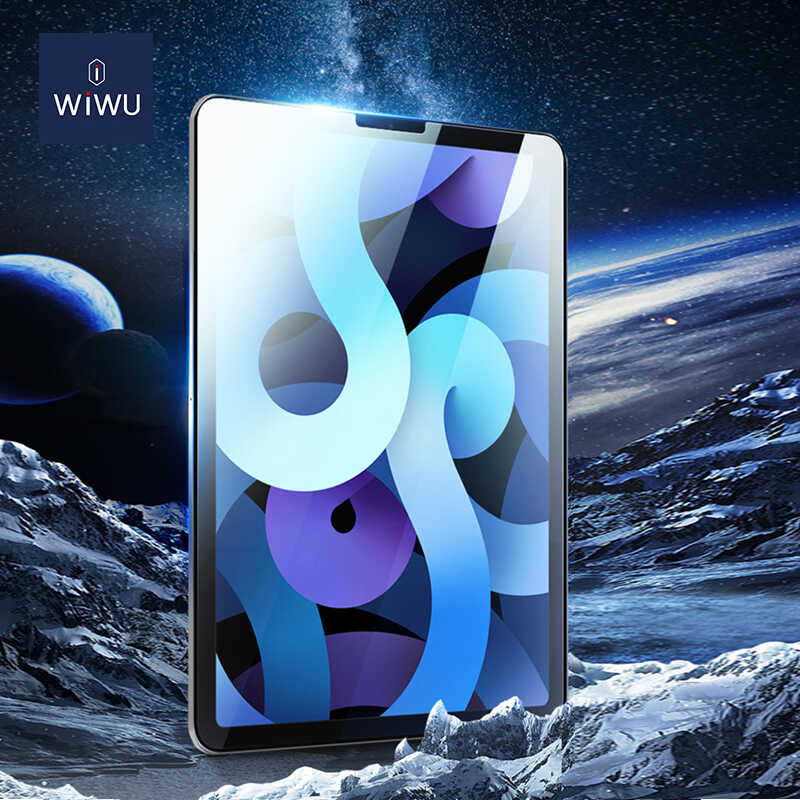 Apple iPad Pro 12.9 2021 (5.Nesil) Wiwu iVista 2.5D Glass Ekran Koruyucu Renksiz