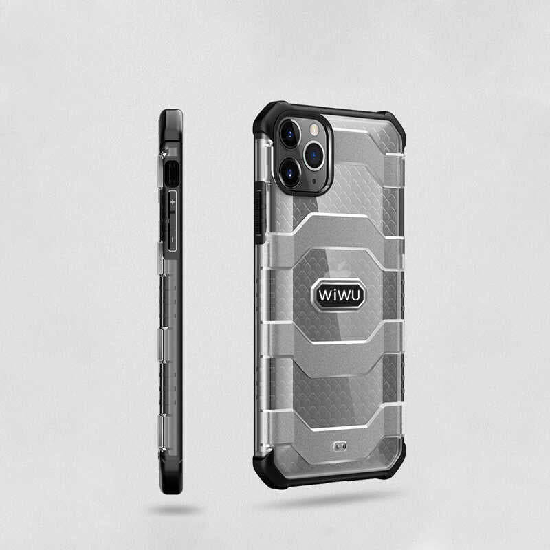 Apple iPhone 12 Pro Kılıf Wiwu Voyager Kapak Mavi