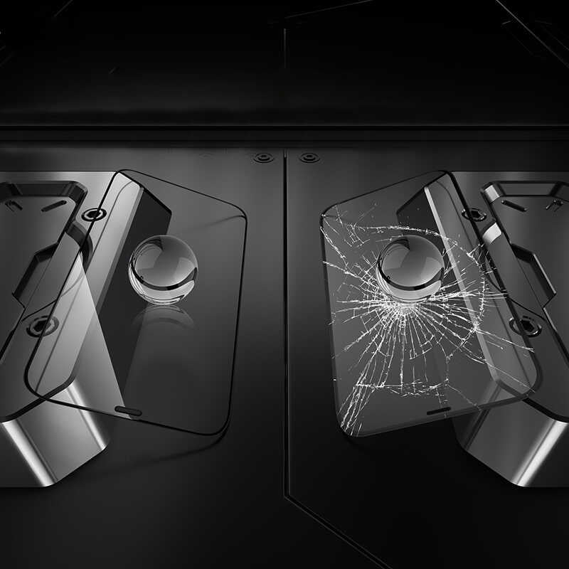 Apple iPhone 12 Pro Max Benks KingKong Corning Glass Temperli Cam Ekran Koruyucu Siyah