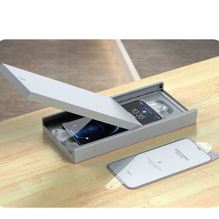 Apple iPhone 12 Pro Max Benks KingKong Corning Glass Temperli Cam Ekran Koruyucu Siyah