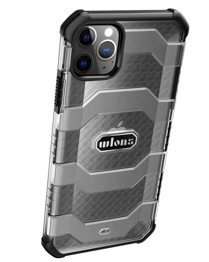 Apple iPhone 12 Pro Max Kılıf Wlons Mit Kapak Siyah