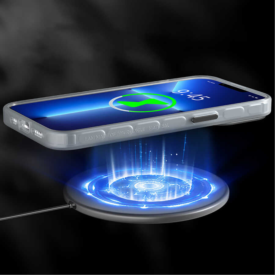 Apple iPhone 12 Pro Max Kılıf YoungKit Plain Coloured Serisi Kapak Gümüş