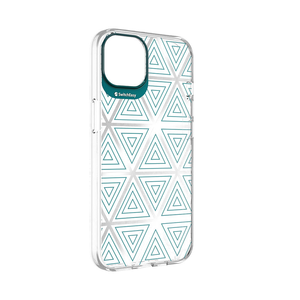 Apple iPhone 13 Kılıf Çift IMD Baskılı Lisanslı Switcheasy Artist Aurora Kapak Yeşil