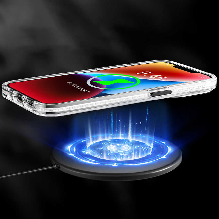 Apple iPhone 13 Kılıf Magsafe Şarj Özellikli Youngkit Pure Serisi Kapak Gri