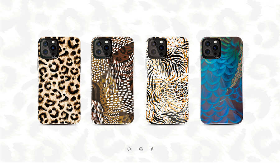 Apple iPhone 13 Pro Max Kılıf Kajsa Wild Kapak NO1