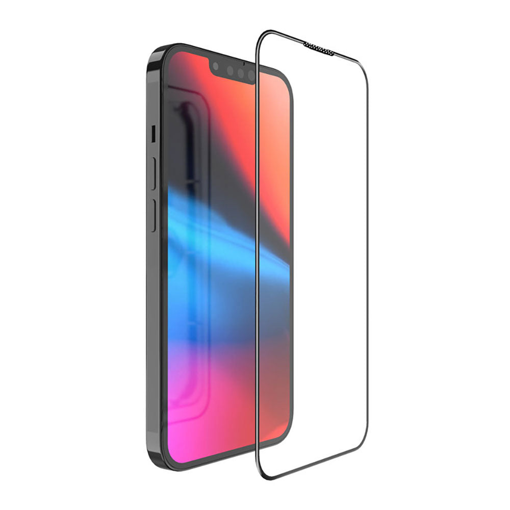 Apple iPhone 13 Pro Max Wiwu CZ-003 Mavi Işık Teknolojili Hidrofobik ve Oleofobik Parlama Önleyici Cam Ekran Koruyucu Siyah