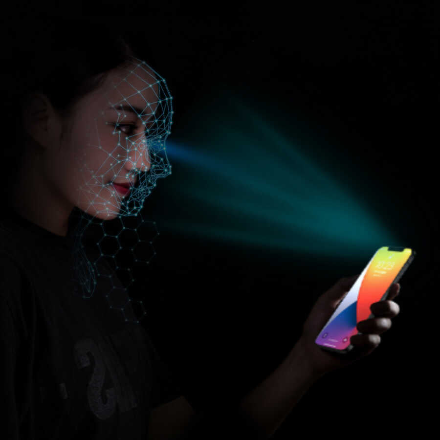 Apple iPhone 13 Pro Wiwu iPrivacy HD Anti-Peep Ekran Koruyucu Siyah