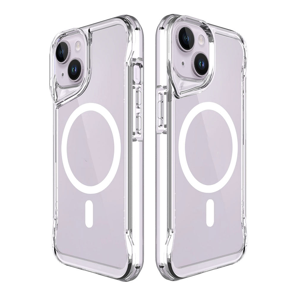 Apple iPhone 14 Kılıf Zore M-safe Şarj Özellikli T-Max M-safe Kapak Renksiz