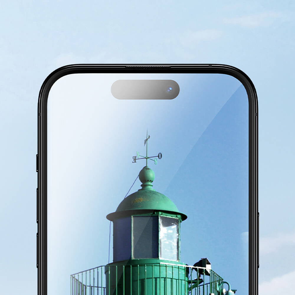 Apple iPhone 14 Pro Hidrofobik Ve Oleofobik Özellikli Benks Air Shield Ekran Koruyucu 10′lu Paket Şeffaf