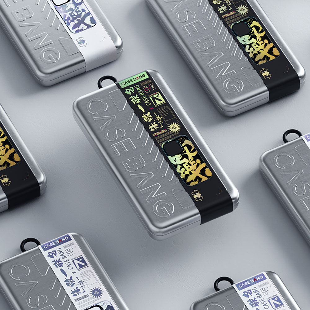 Apple iPhone 14 Pro Kılıf Magsafe Şarj Özellikli Benks Casebang Calligraphy Joy Kapak Beyaz