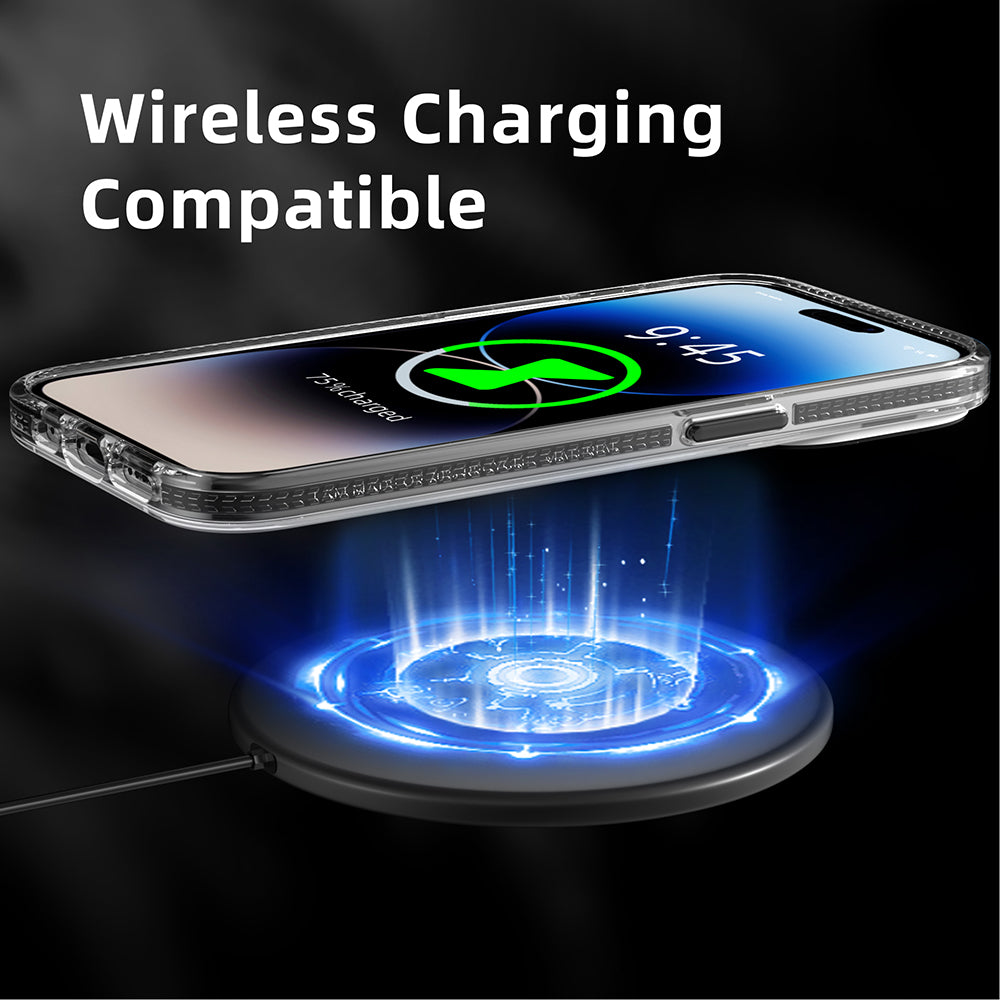 Apple iPhone 14 Pro Kılıf Magsafe Şarj Özellikli Lens Figürlü YoungKit Art Film Serisi Kapak Beyaz