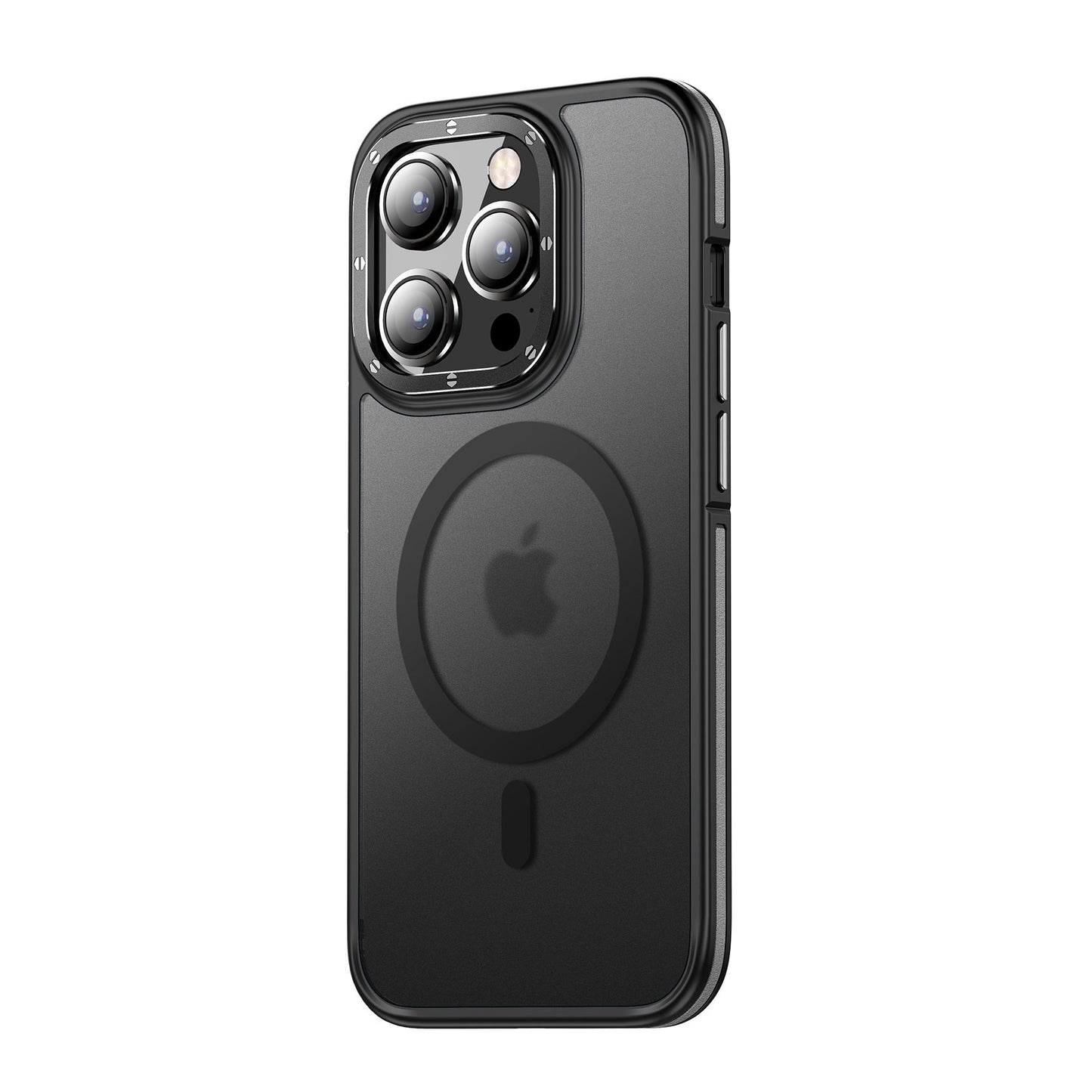 Apple iPhone 14 Pro Max Kılıf Magsafe Şarj Özellikli Mat Görünümlü Wlons Vevo Kapak Derin Mor