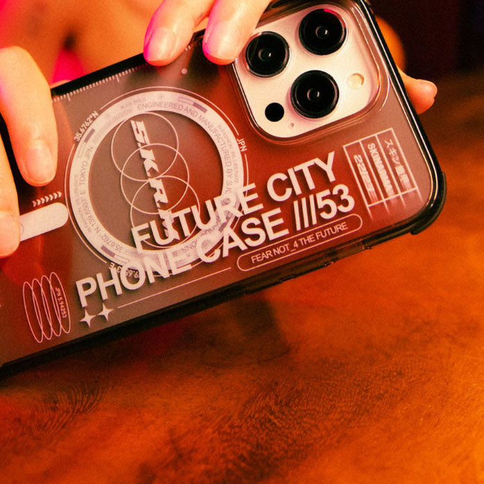 Apple iPhone 14 Pro Max Kılıf SkinArma Şeffaf Airbag Tasarımlı Magsafe Şarj Özellikli Shorai Kapak Kırmızı