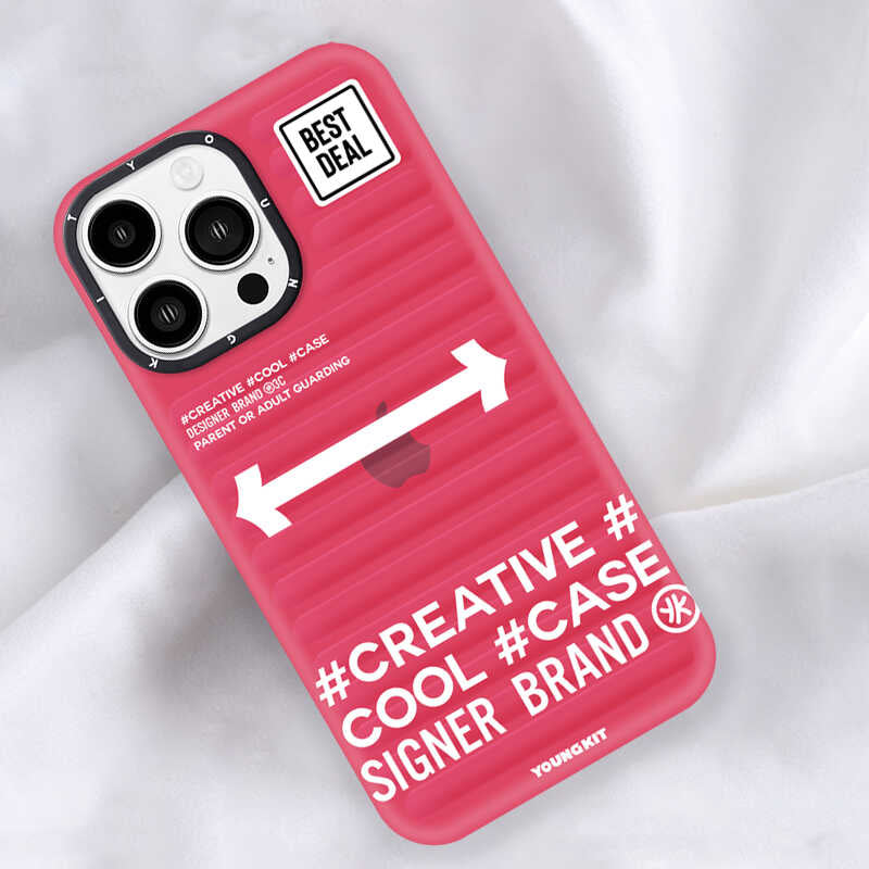 Apple iPhone 14 Pro Max Kılıf YoungKit Luggage FireFly Serisi Kapak Yeşil