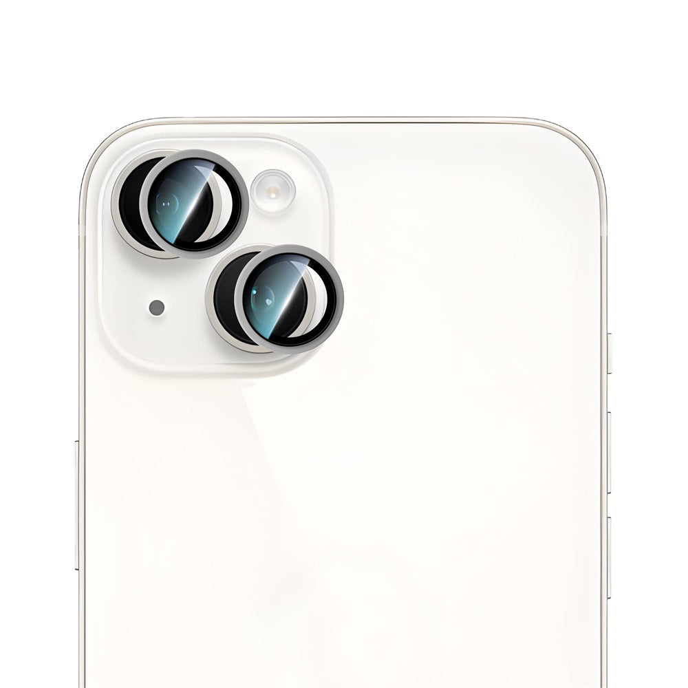Apple iPhone 15 Plus CaseWorld Alloy Serisi Oleofobik Anti Reflective Kamera Lens Koruyucu