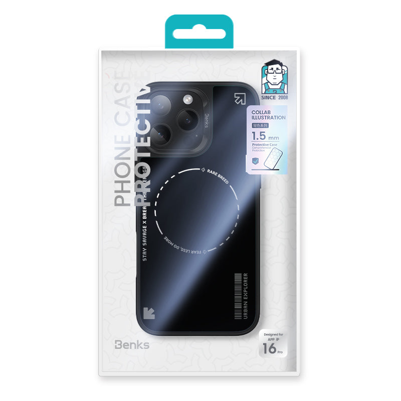 Apple iPhone 16 Pro Kılıf Magsafe Şarj Özellikli Benks Dynamic Basis Kapak Siyah