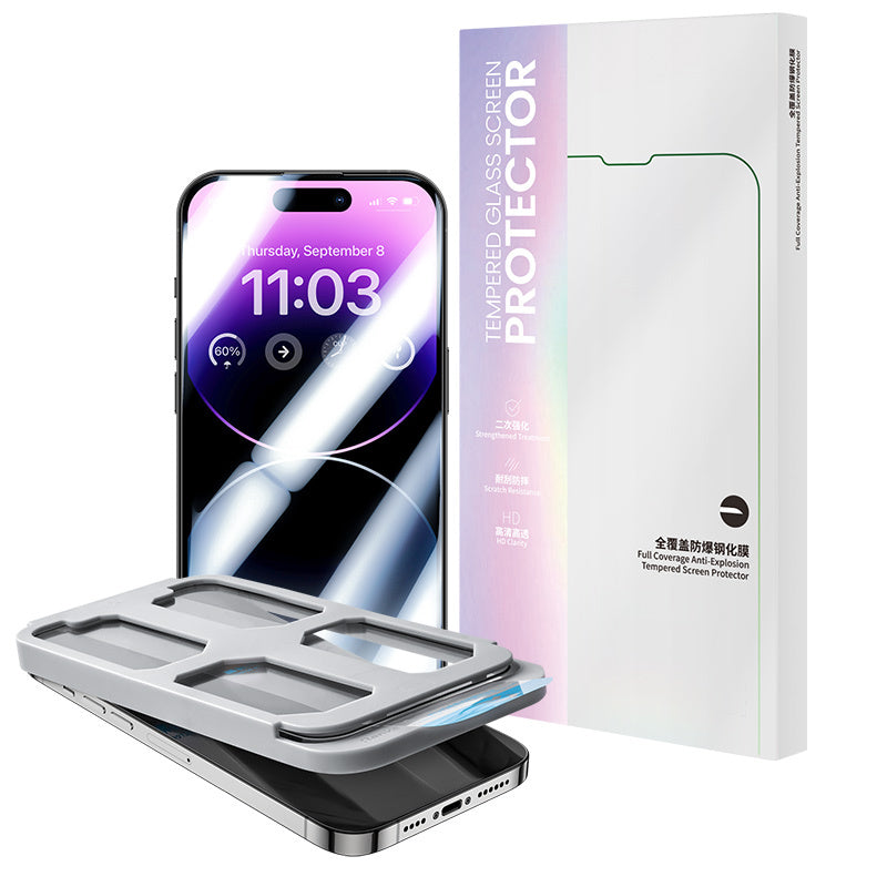 Apple iPhone 16E Benks V Pro Ultra Shield 0.3mm Ekran Koruyucu + Kolay Uygulama Aparatlı Şeffaf