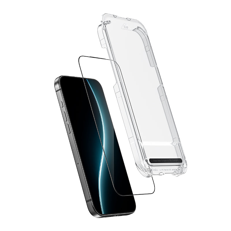 Apple iPhone 17 Benks Glass Warrior Safir Coating 0.3mm Cam Ekran Koruyucu + Kolay Uygulama Aparatı Şeffaf