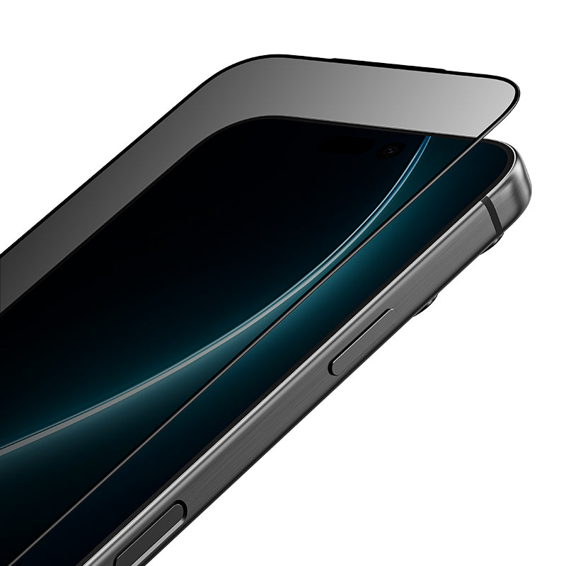 Apple iPhone 17 Pro Hidrofobik Ve Oleofobik Özellikli Benks 0.3mm Privacy Air Shield Ekran Koruyucu 10'lu Paket Siyah