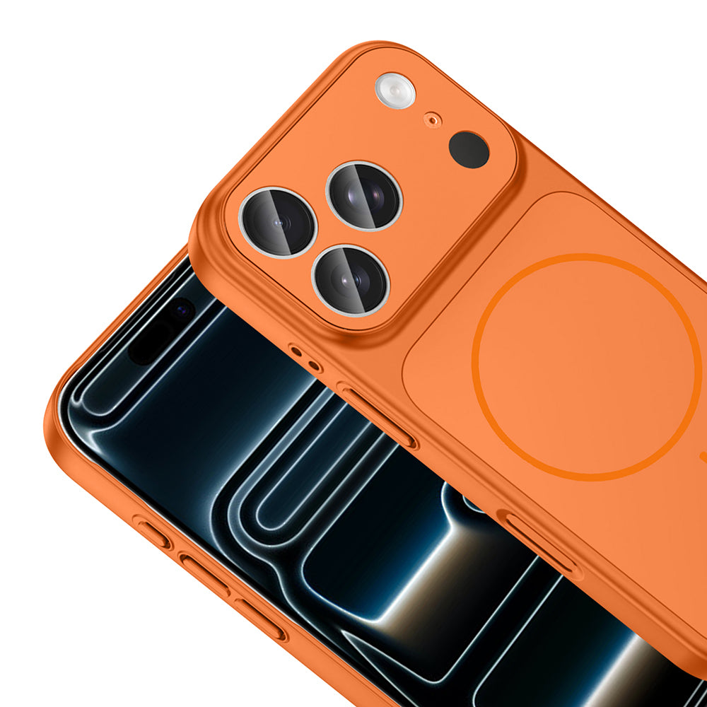 Apple iPhone 17 Pro Kılıf Zore M-Safe Şarj Özellikli Kamera Korumalı Formen Kapak Gri