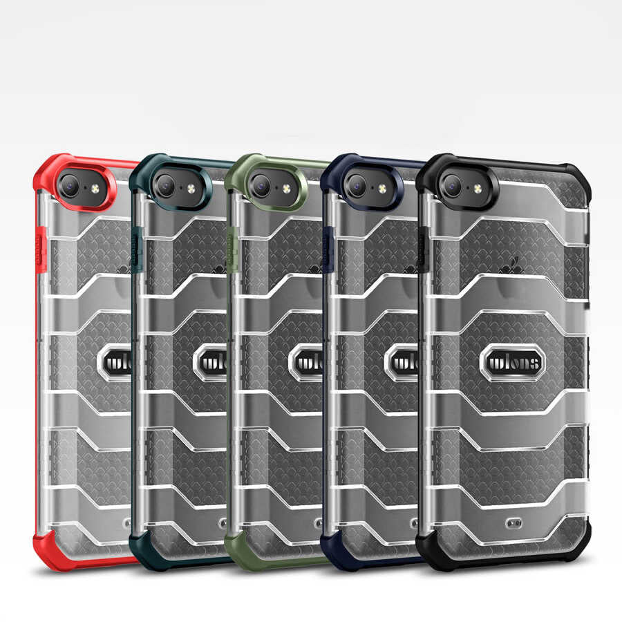 Apple iPhone 7 Kılıf Wlons Mit Kapak Koyu Yeşil