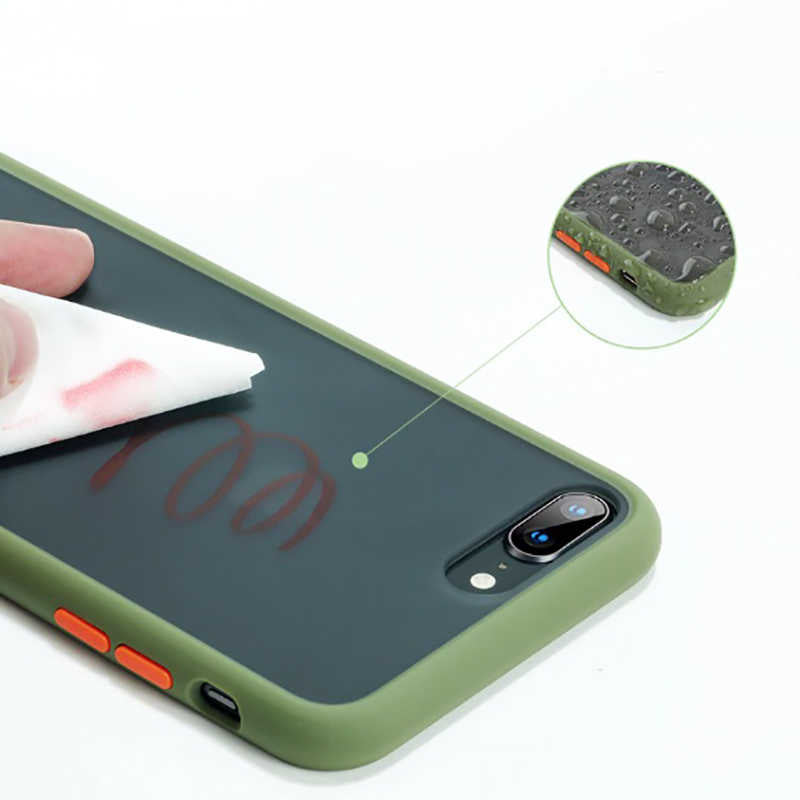 Apple iPhone 8 Plus Kılıf Benks Magic Smooth Drop Resistance Kapak Yeşil