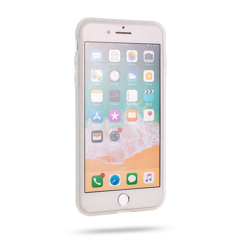Apple iPhone 8 Plus Kılıf Roar Glassoul Airframe Kapak Kırmızı