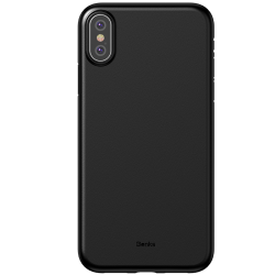 Apple iPhone X Kılıf Benks Lollipop Protective Kapak Transparan Siyah