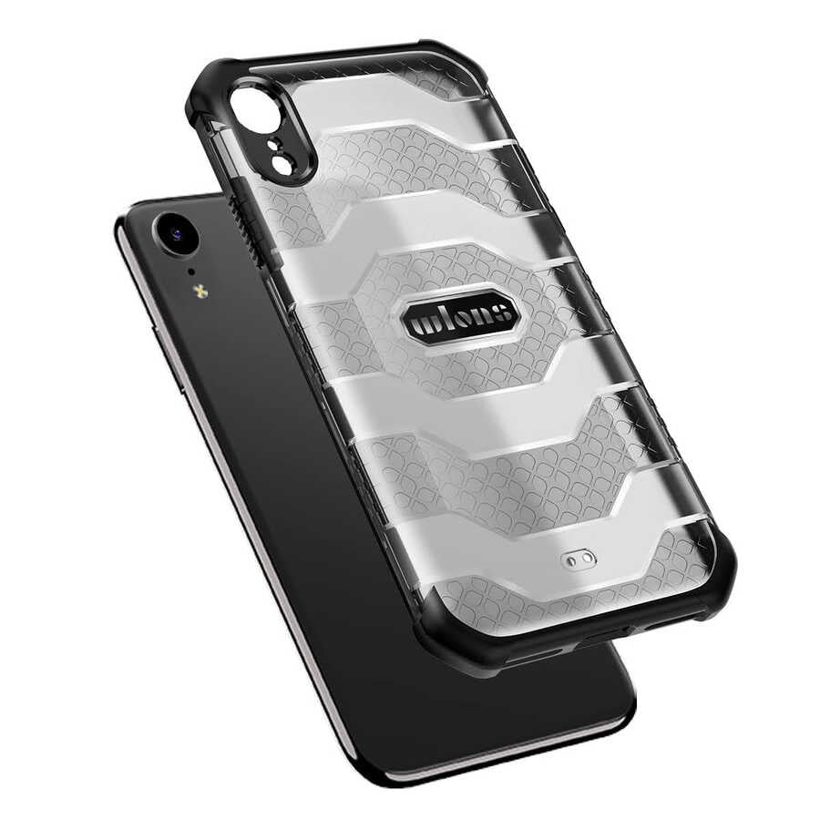 Apple iPhone XR 6.1 Kılıf Wlons Mit Kapak Siyah