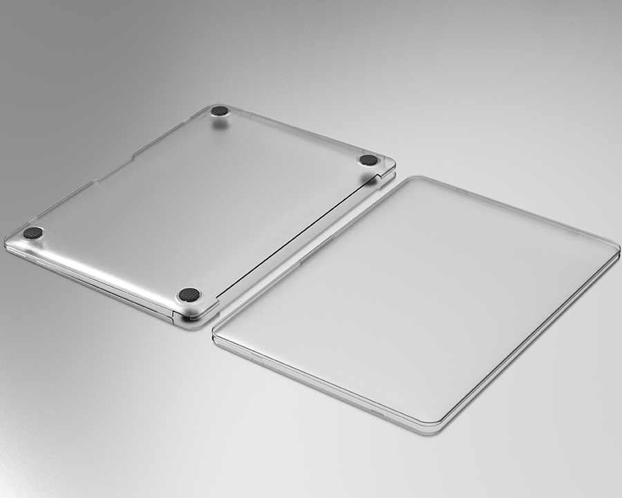 Apple Macbook 13.6′ Air M3 A3113 Wiwu Macbook iShield Hard Shell Kapak Beyaz