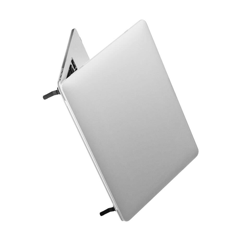 Apple Macbook 13.6" Air M3 A3113 Wiwu Macbook iShield Standlı Shield Kapak Beyaz