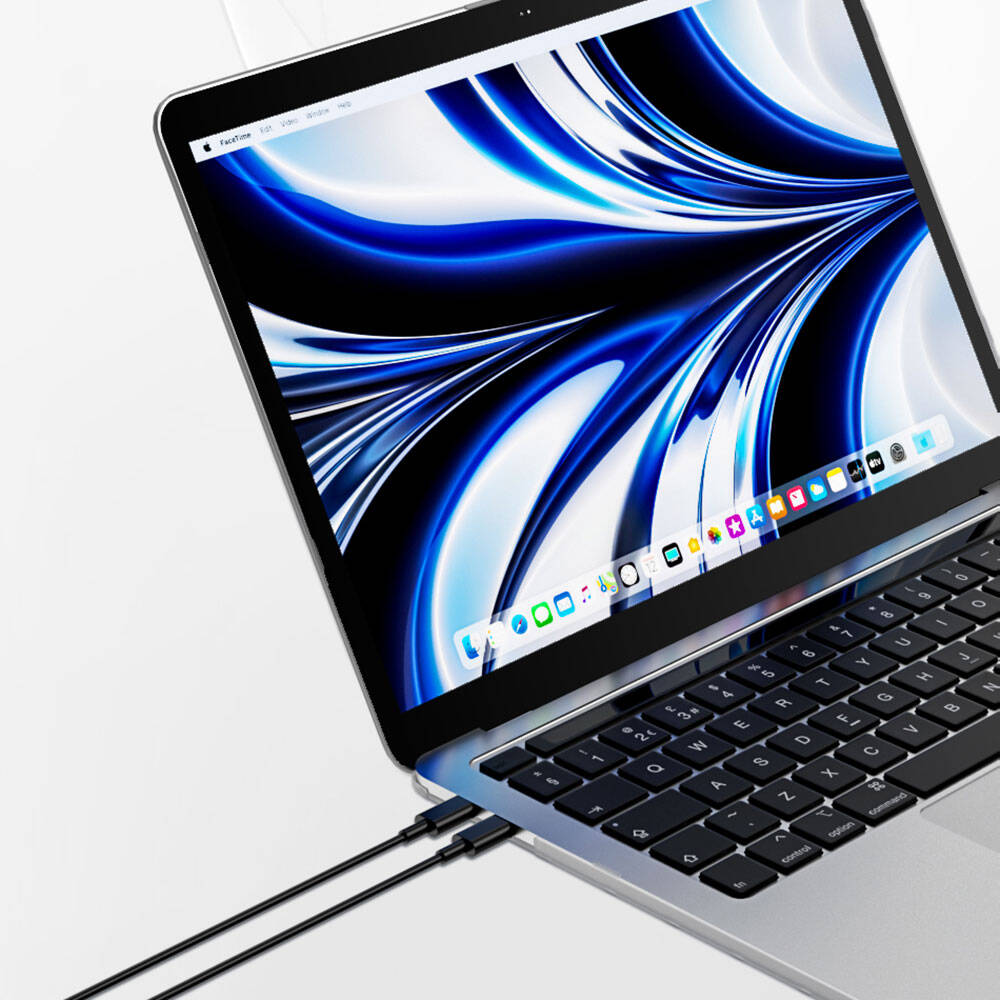 Apple Macbook 15" Air M2 2024 A2941 Wiwu Macbook iShield Standlı Shield Kapak Beyaz