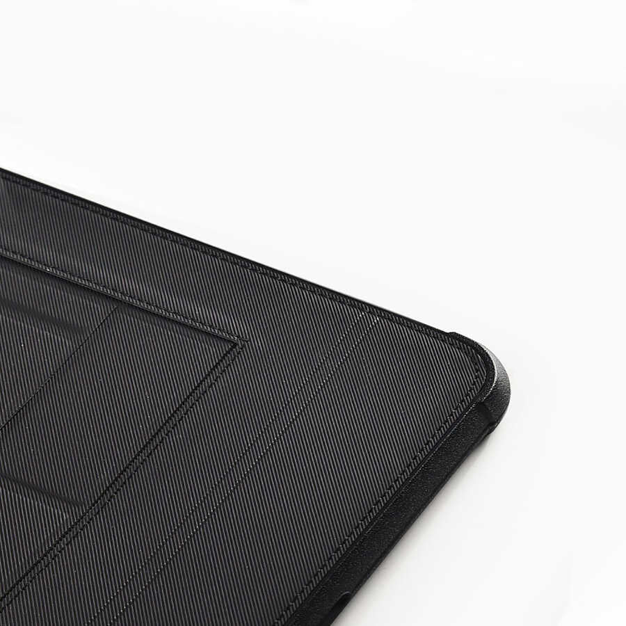 Apple Macbook Pro 14.2 2023 A2779 Wiwu Defender Stand Case Taşınabilir Standlı Magnetik PU Laptop Çantası Siyah