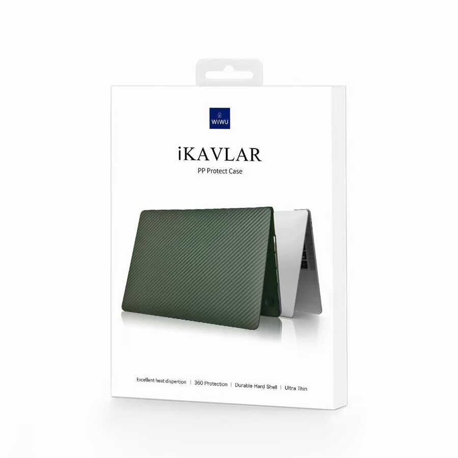 Apple Macbook Pro 14.2 2023 A2779 Wiwu MacBook iKavlar Shield Kapak Siyah