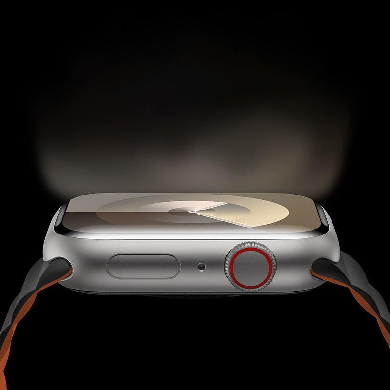 Apple Watch 40mm Benks Magnetik Tak Çıkar Silikon Strap Kayış Siyah-Turuncu