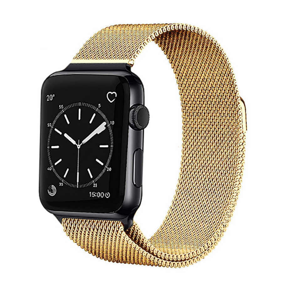 Apple Watch Ultra 49mm Kordon Zore KRD-01 Metal Strap Kayış Açık Pembe