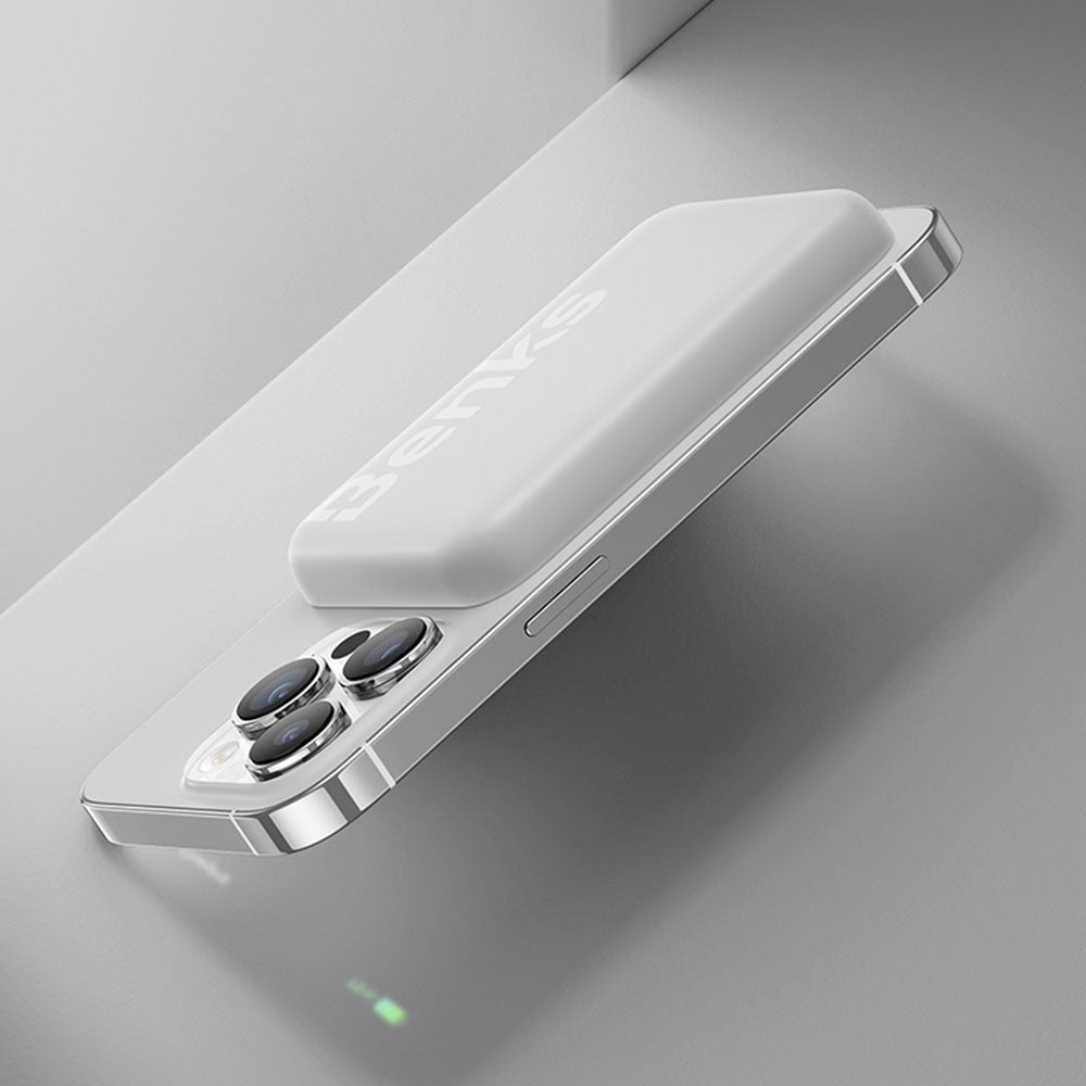 Benks MP10 Magsafe Magnetik İnce Tasarımlı Powerbank 6000mAh Siyah